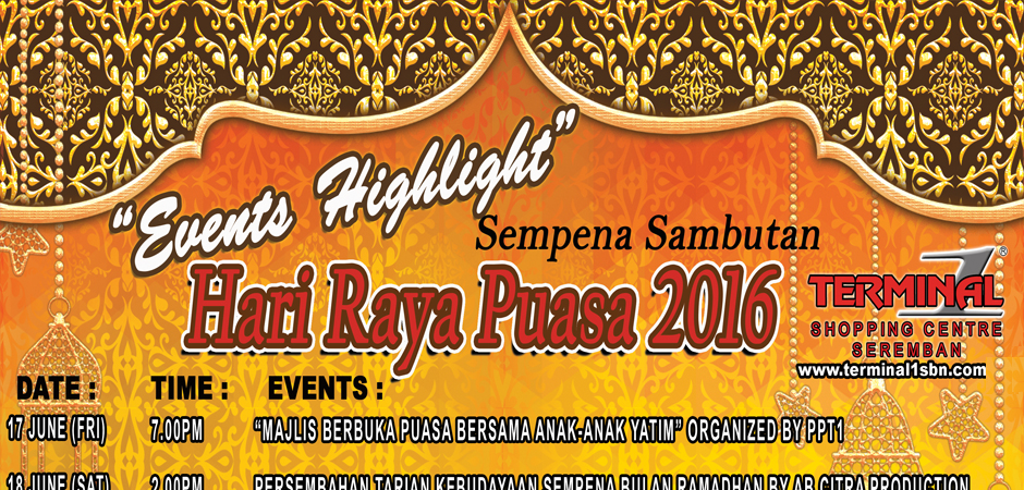 Events Highlight – Hari Raya Puasa 2016  Terminal One 