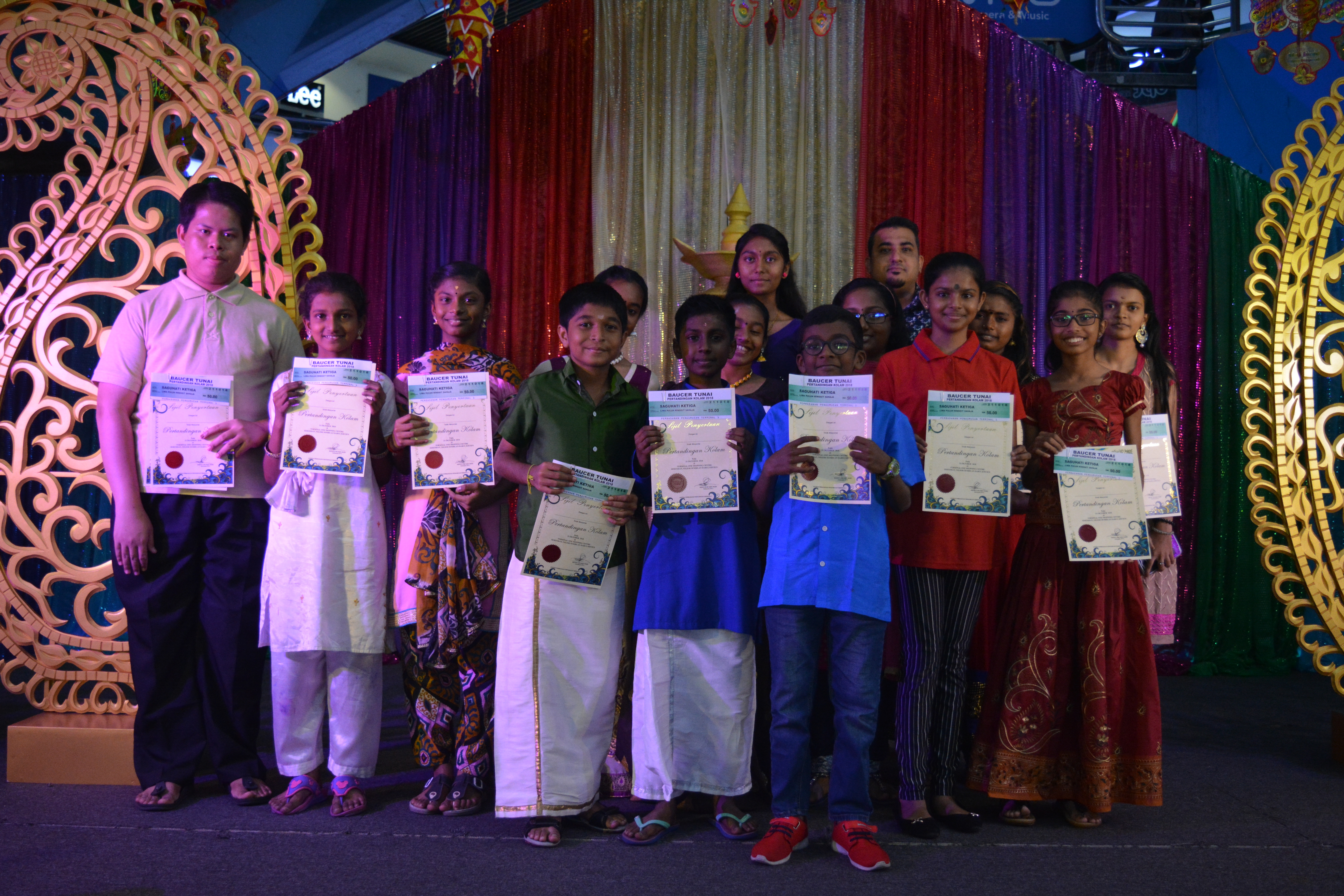 Kolam Competition Third Runner Up For 2018