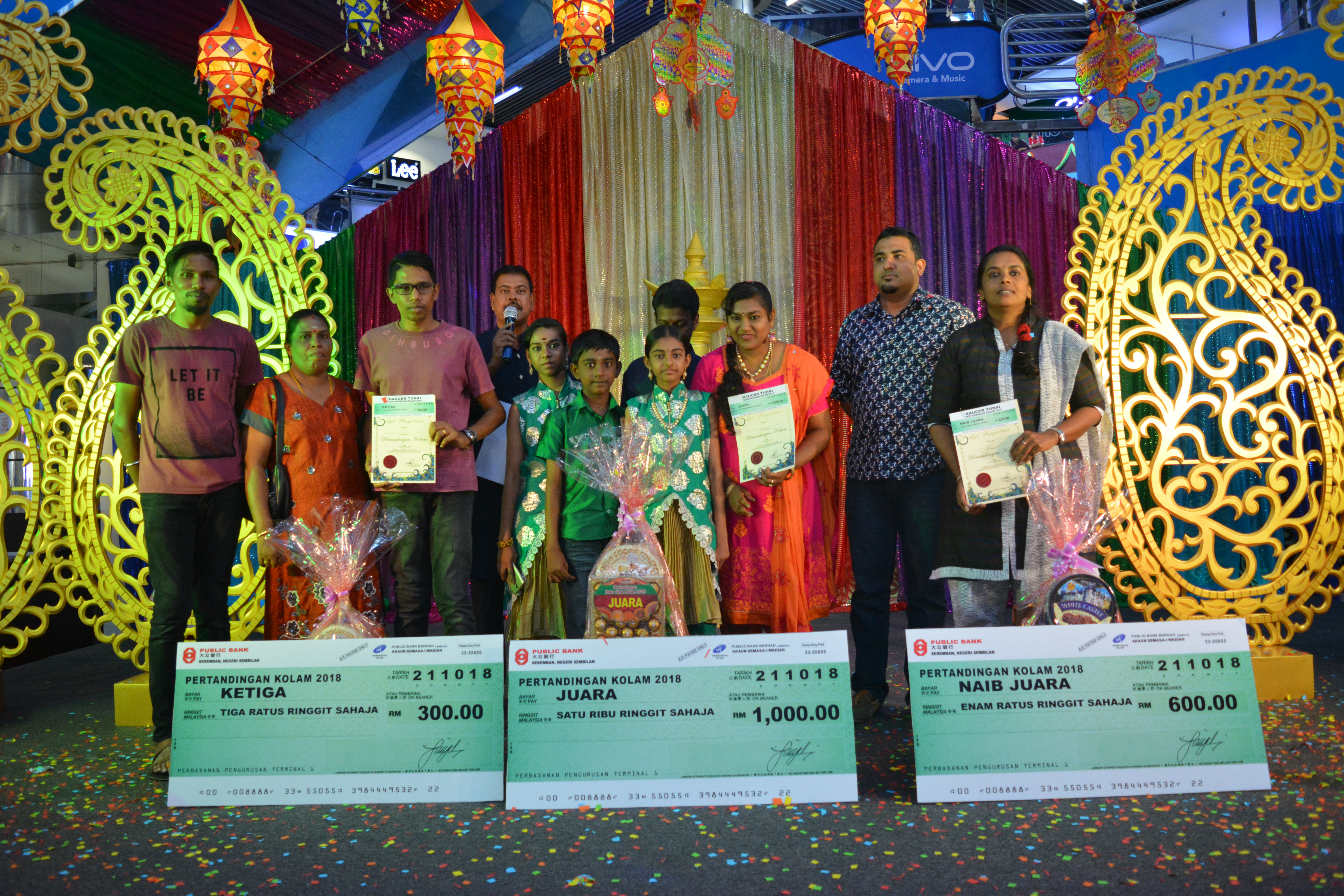 Kolam Competition Main Winners For 2018