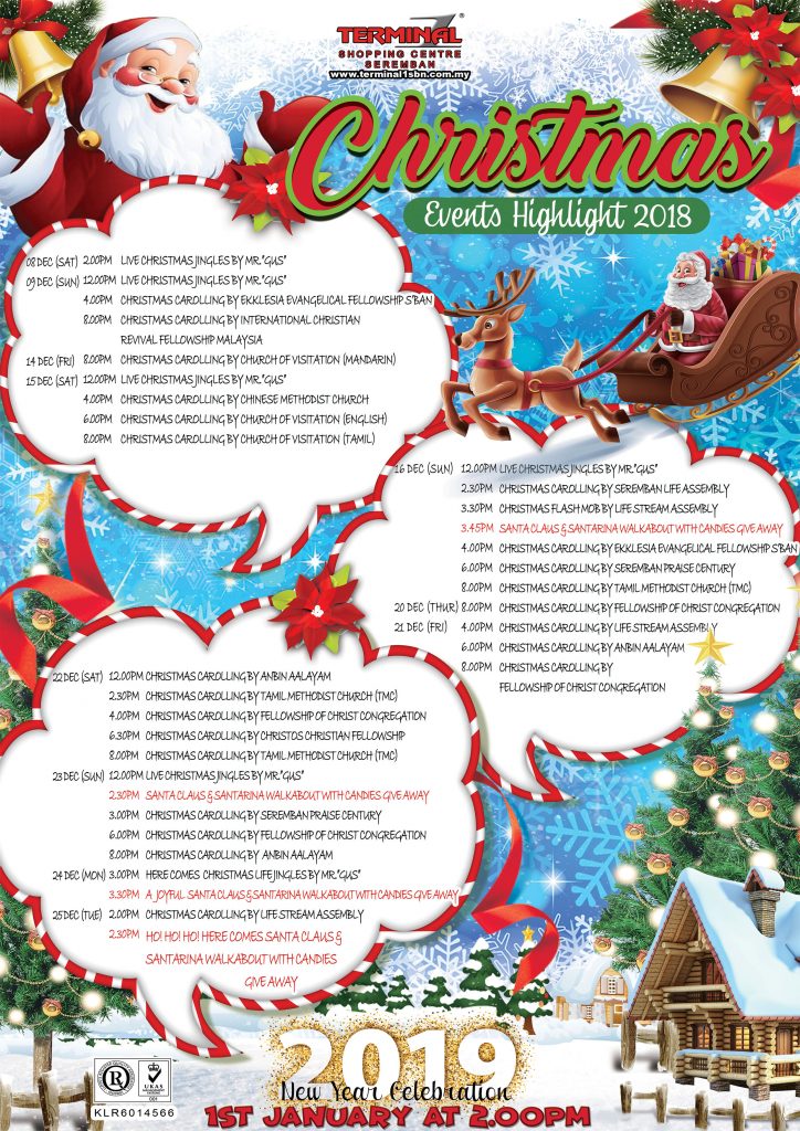 Christmas Events Highlight for 2018