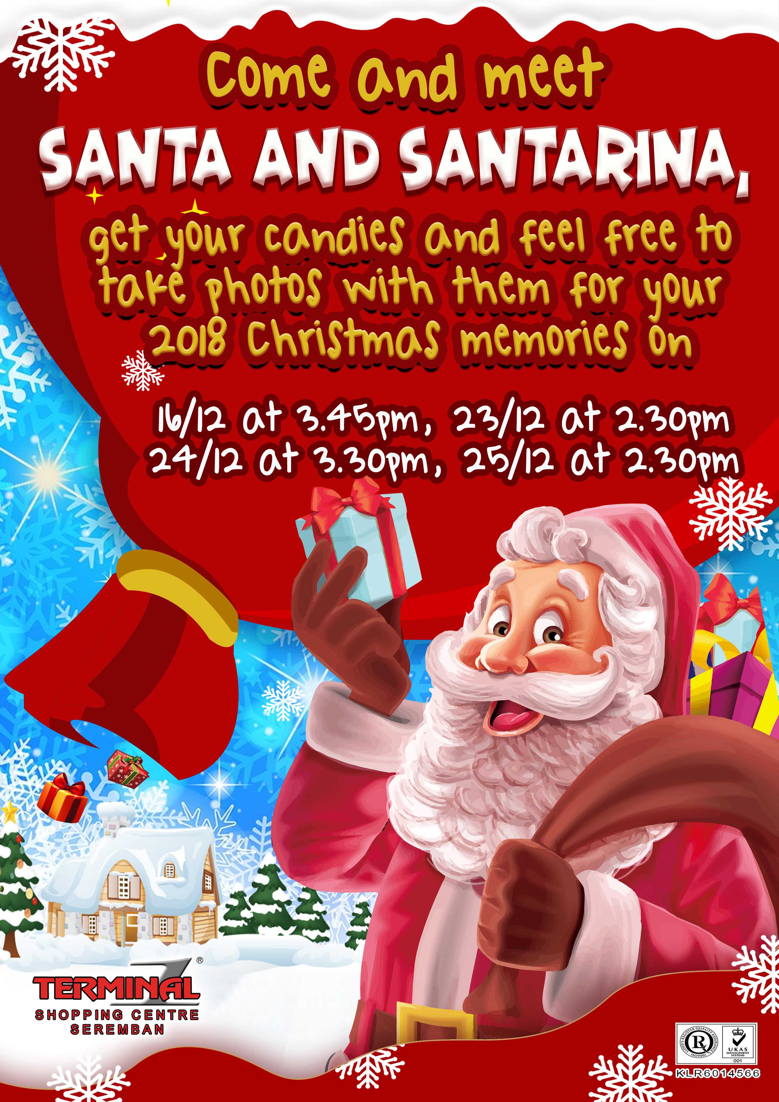 Meet Christmas Santa And Santarina For 2018